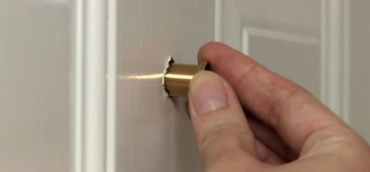 peephole door repair in Redwood City